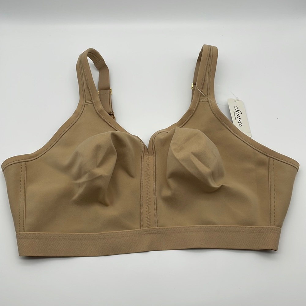 Soma Embraceable Full Coverage Wireless Unlined Bra - Soft Tan 40D